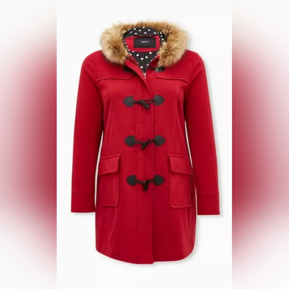 Torrid Ponte Toggle Coat - Picture 1 of 12